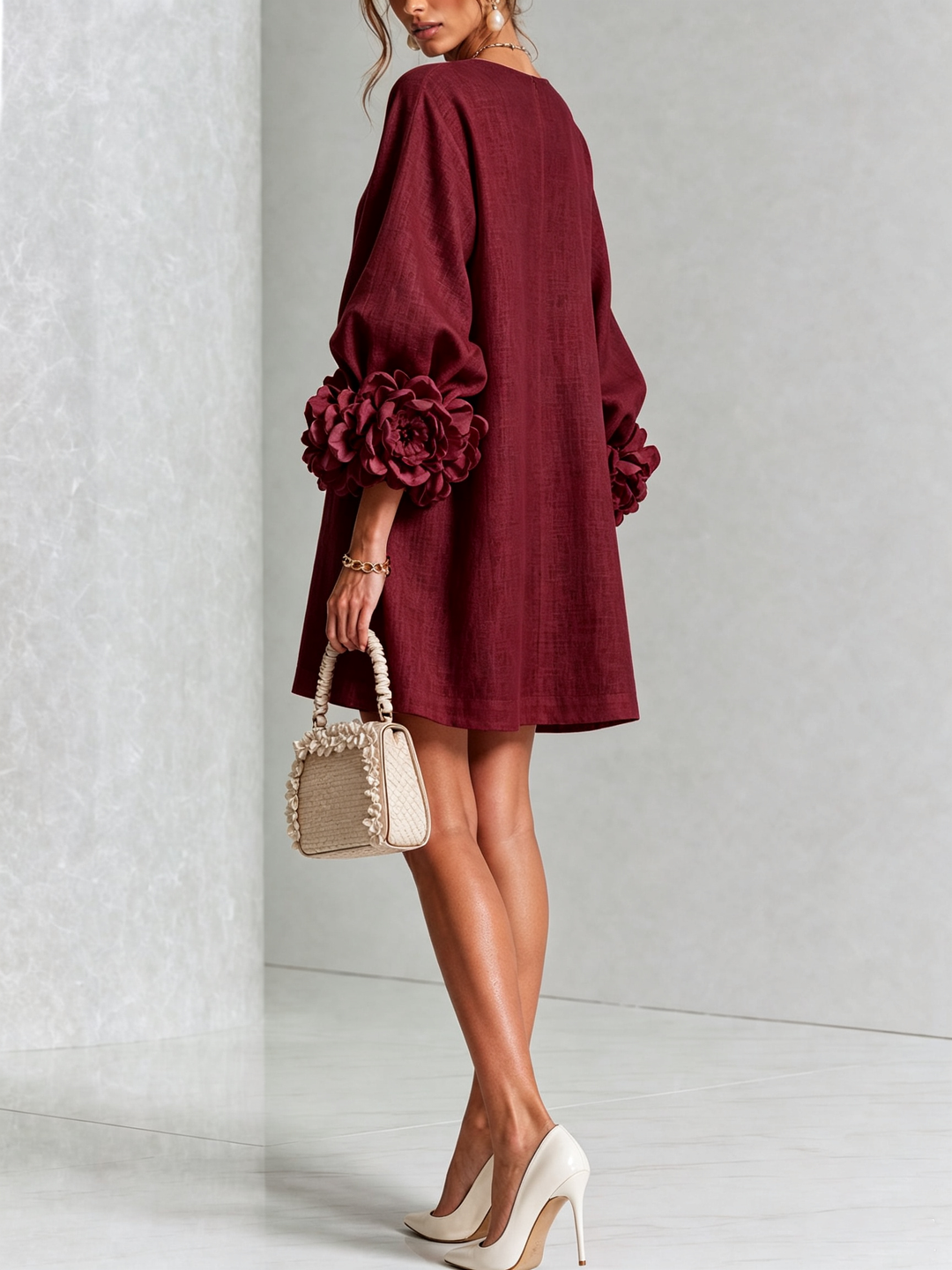ANA | ROSETTE MINI DRESS FOR WOMEN