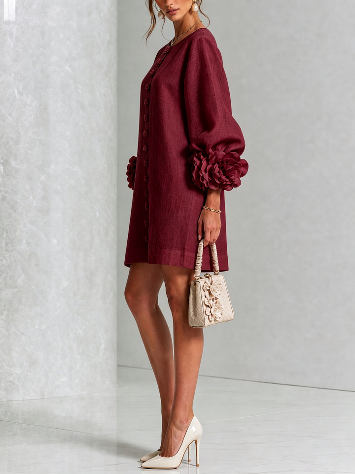 ANA | ROSETTE MINI DRESS FOR WOMEN