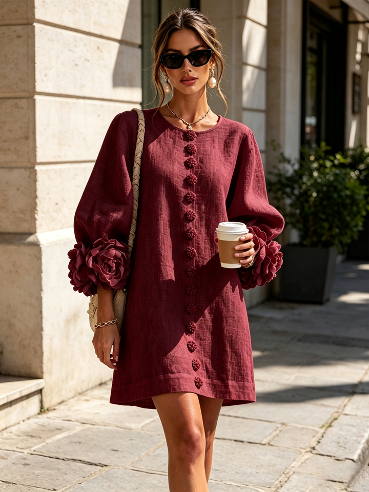 ANA | ROSETTE MINI DRESS FOR WOMEN