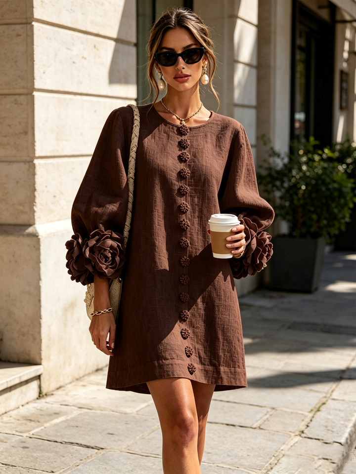 ANA | ROSETTE MINI DRESS FOR WOMEN