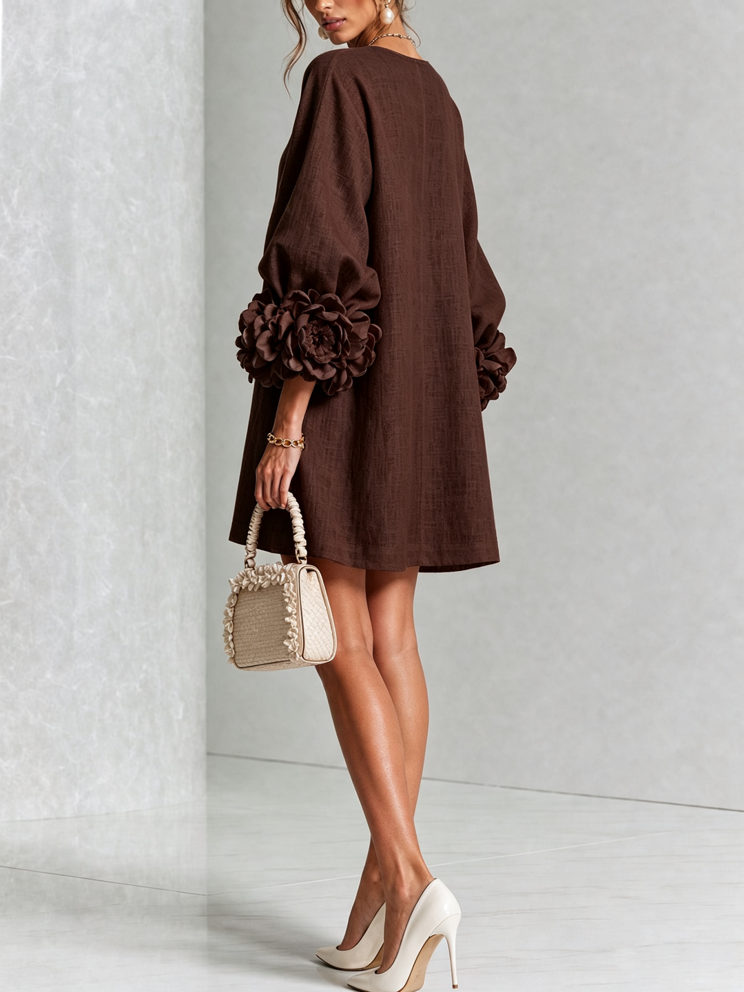 ANA | ROSETTE MINI DRESS FOR WOMEN