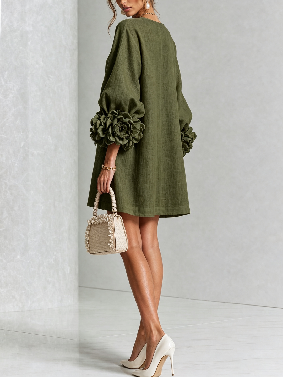 ANA | ROSETTE MINI DRESS FOR WOMEN