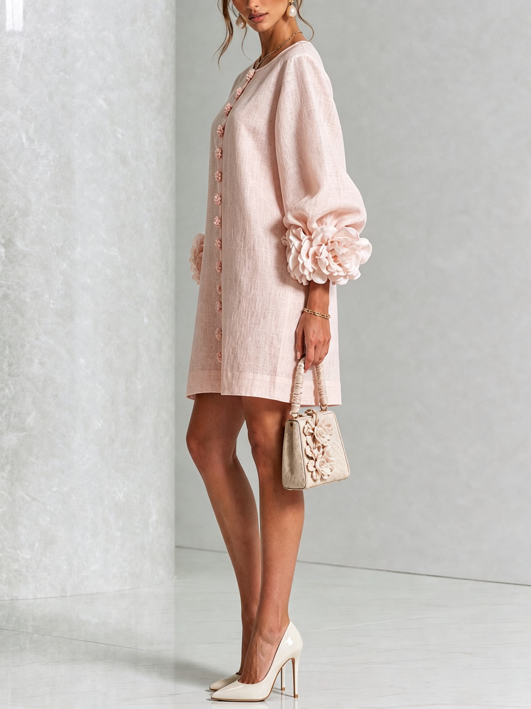 ANA | ROSETTE MINI DRESS FOR WOMEN