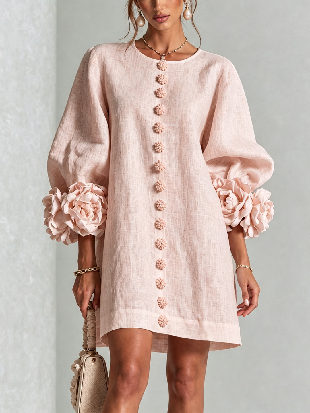 ANA | ROSETTE MINI DRESS FOR WOMEN
