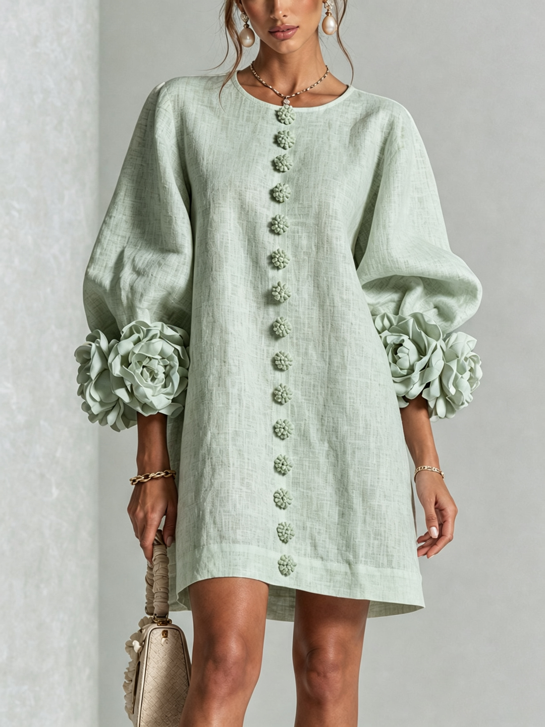 ANA | ROSETTE MINI DRESS FOR WOMEN