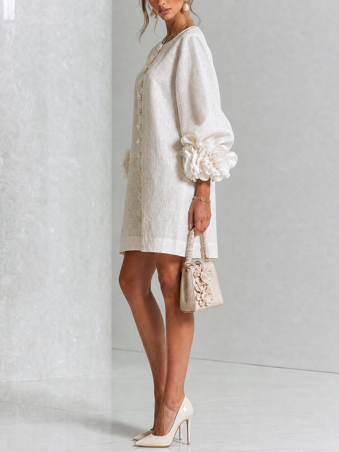 ANA | ROSETTE MINI DRESS FOR WOMEN