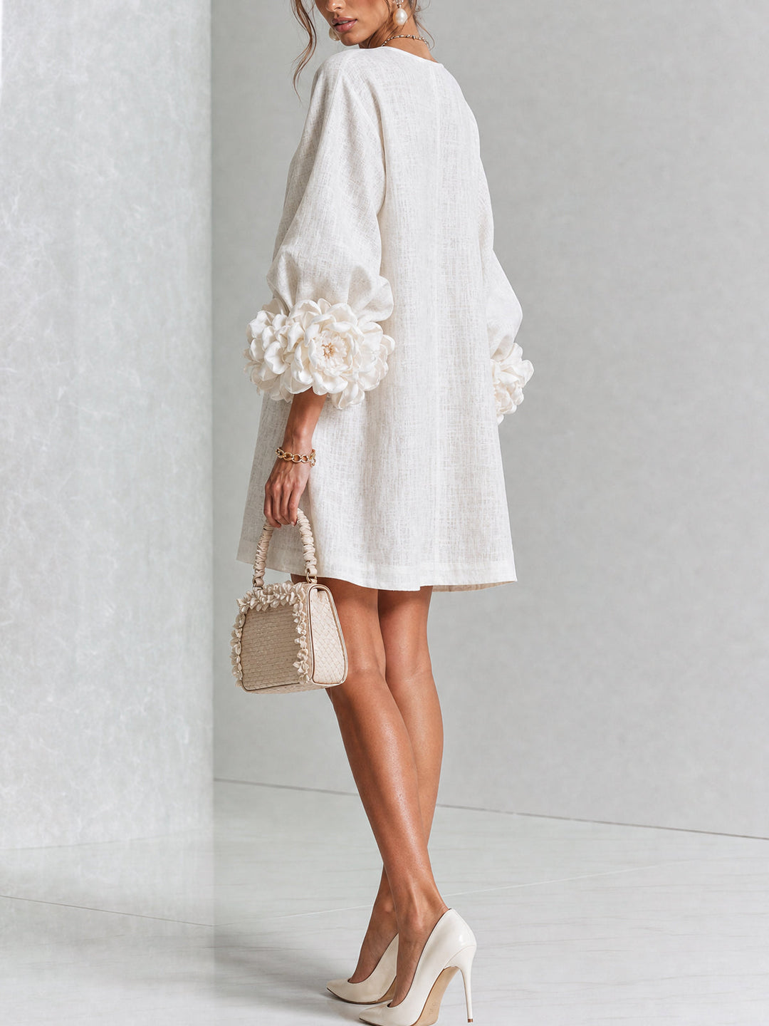 ANA | ROSETTE MINI DRESS FOR WOMEN