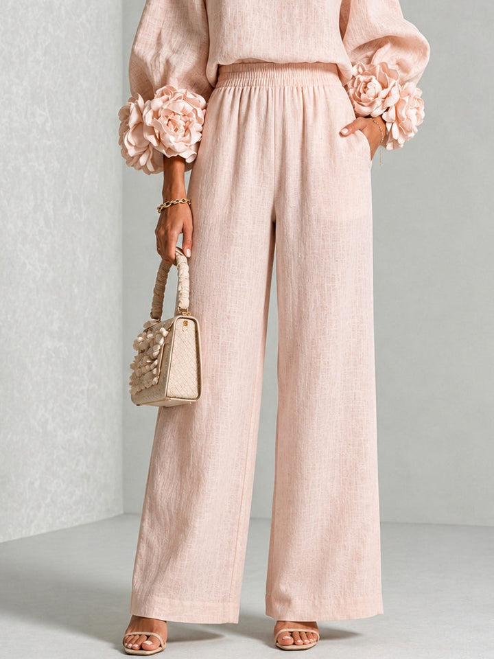 ROSALIE | FLORAL CUFF TWO-PIECE SET FOR WOMEN