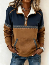 ZYREL | HALF-ZIP SWEATER FOR WOMEN