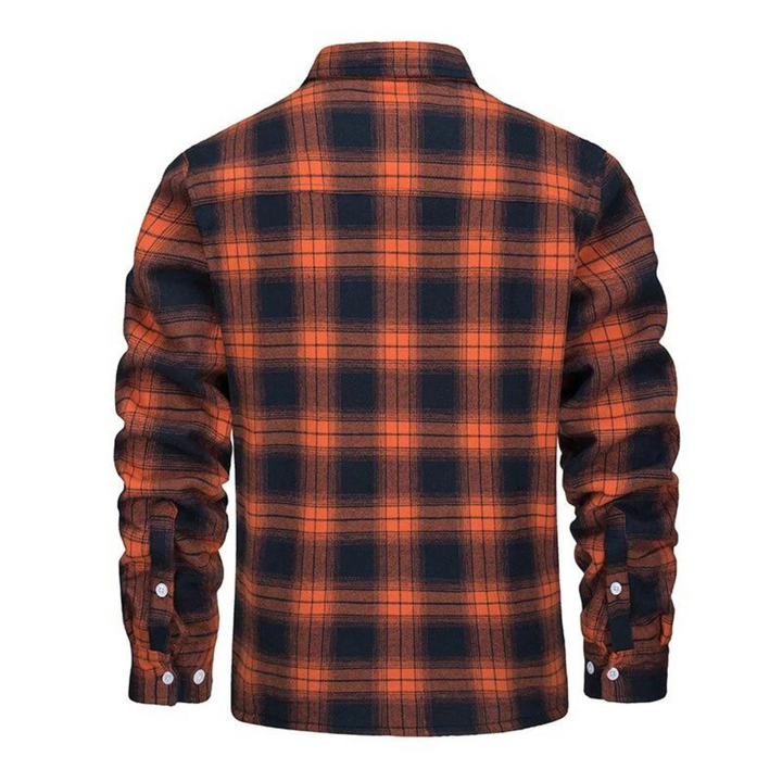 WILLIAM | SHERPA LINED PLAID JACKET FOR MEN
