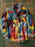 CLYDE | PATCHWORK SHIRT FOR MEN