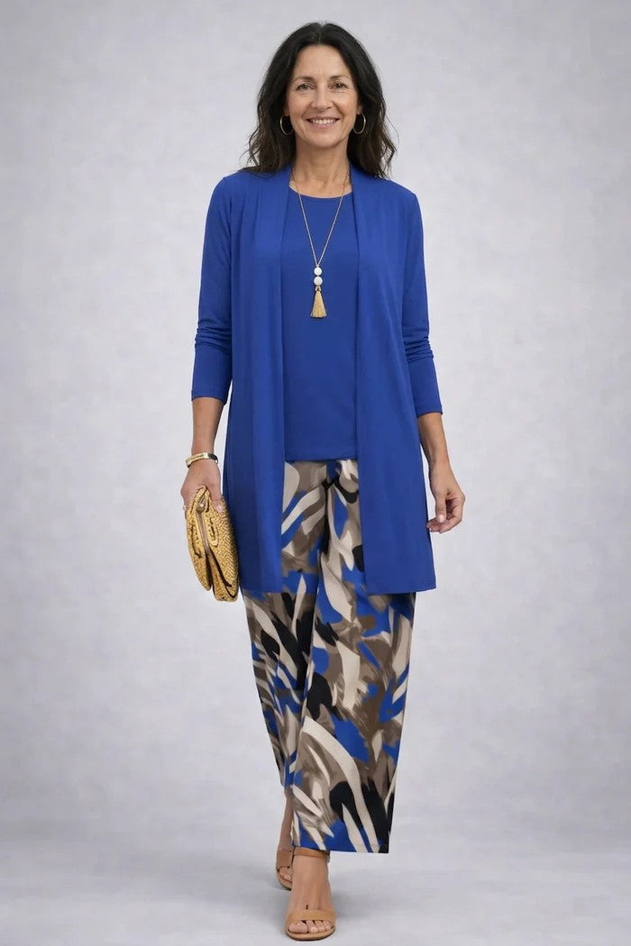 ELENA | THREE-PIECE WIDE-LEG SET FOR WOMEN