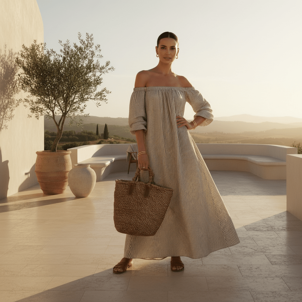 CARMEN | Long Off Shoulder Dress