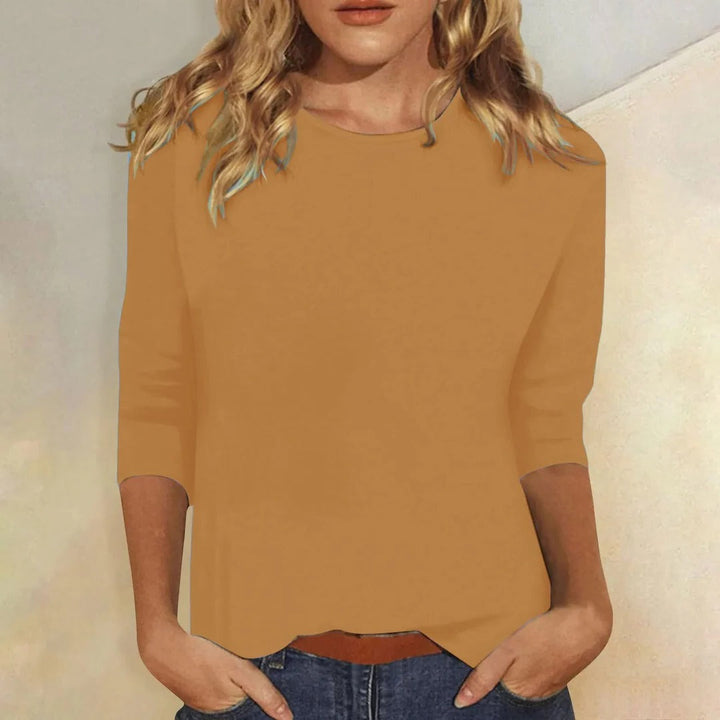 STELLA | CROPPED CREW NECK TOP FOR WOMEN