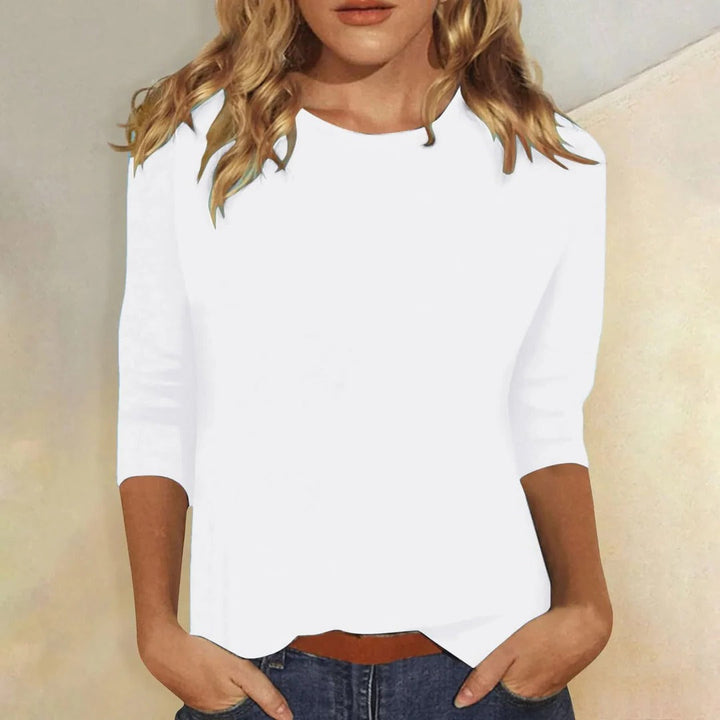 STELLA | CROPPED CREW NECK TOP FOR WOMEN