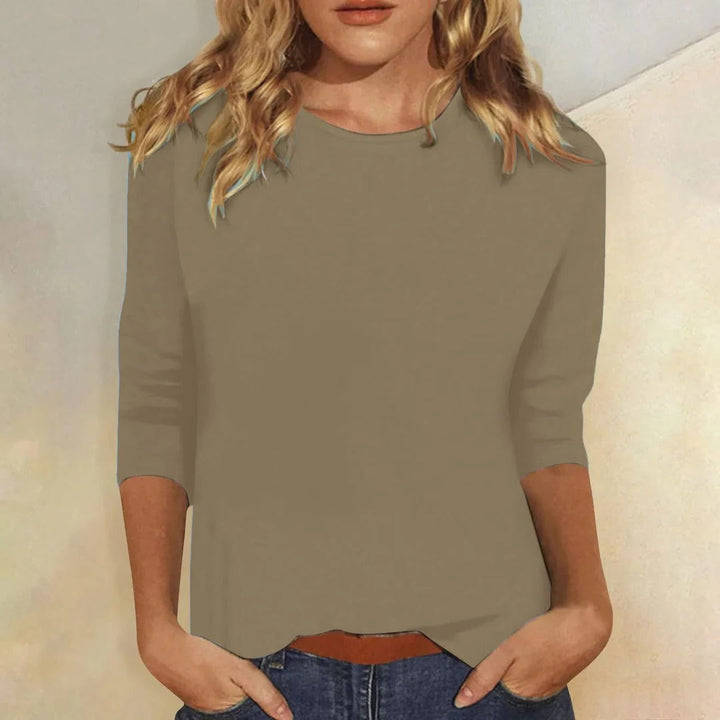 STELLA | CROPPED CREW NECK TOP FOR WOMEN