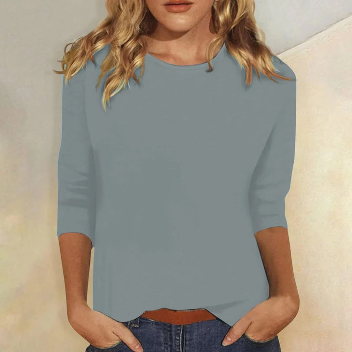 STELLA | CROPPED CREW NECK TOP FOR WOMEN