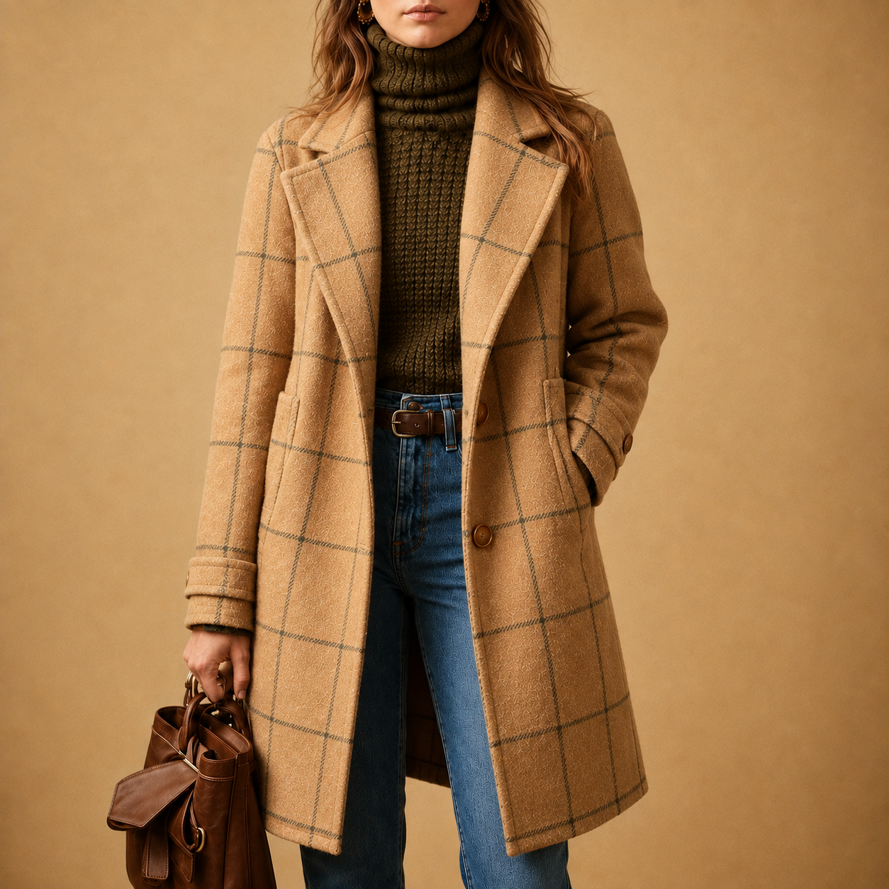 Cecily™ Classic Plaid Coat