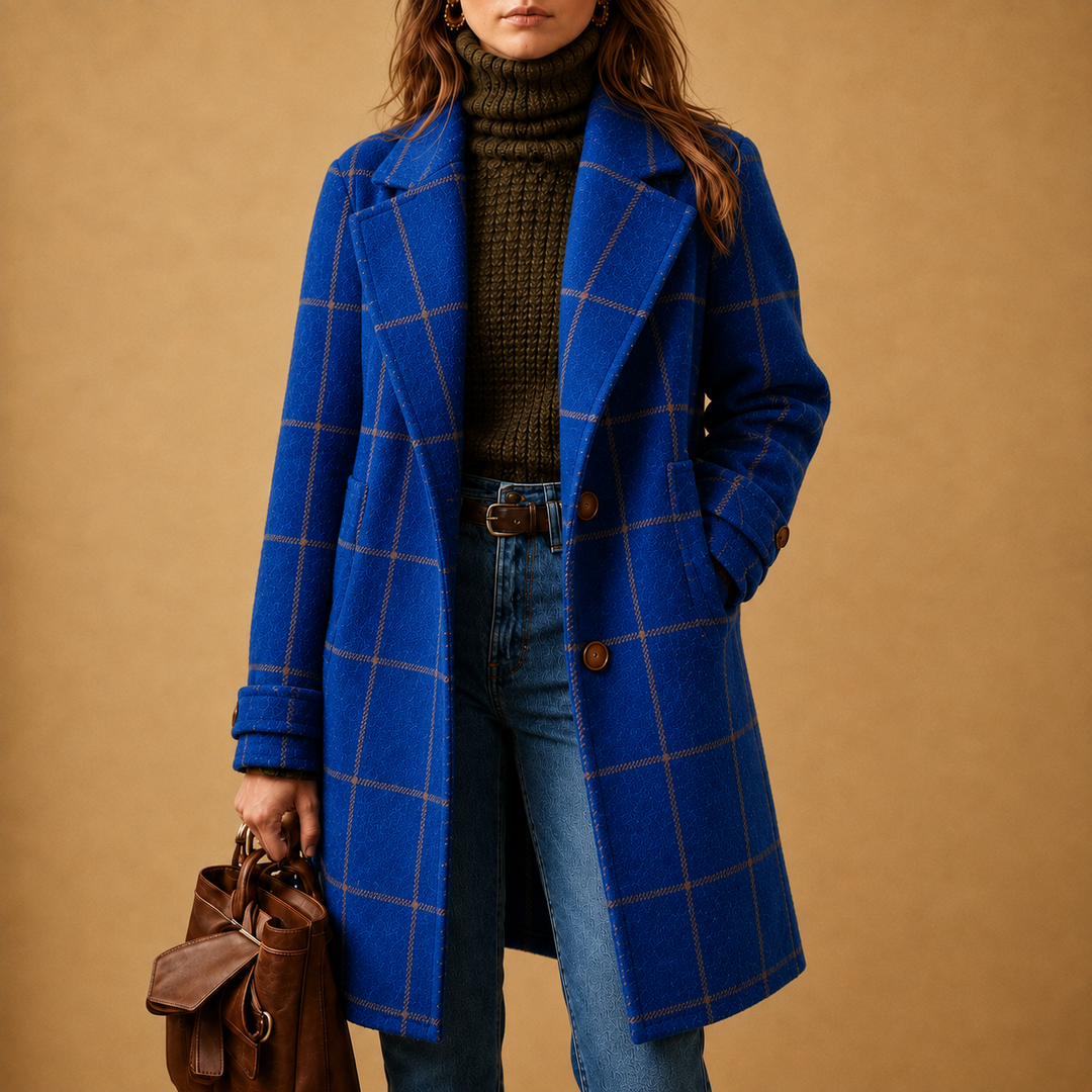BETHANY | PLAID COAT FOR WOMEN