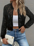 Celeste | Lace Crop Jacket