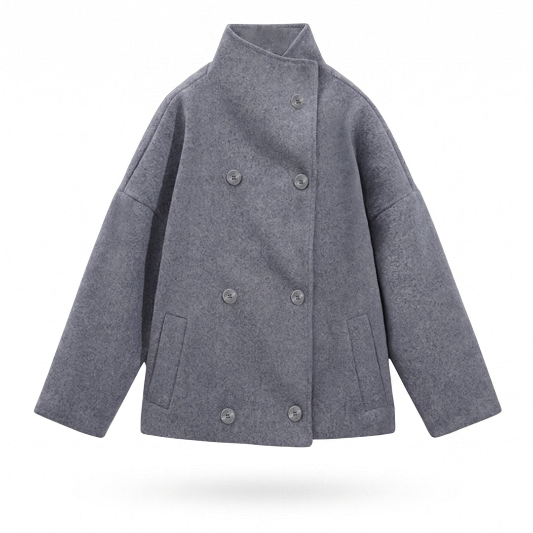 CLARA | CROPPED PEA COAT FOR WOMEN