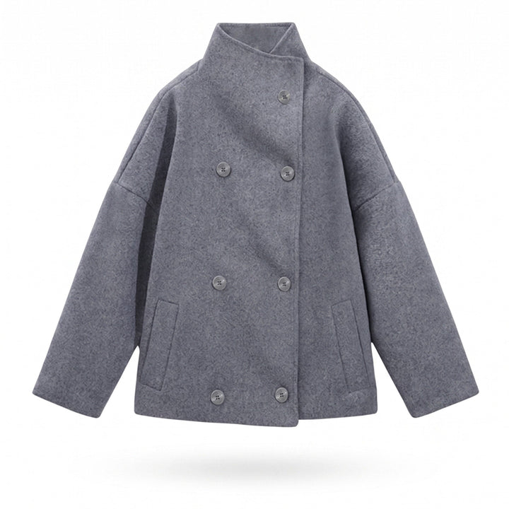 CLARA | CROPPED PEA COAT FOR WOMEN