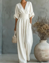 Élise – Elegant Fluid Jumpsuit