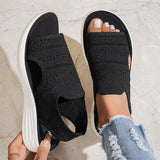 Zina | Women's Platform Sandals with Breathable Knit